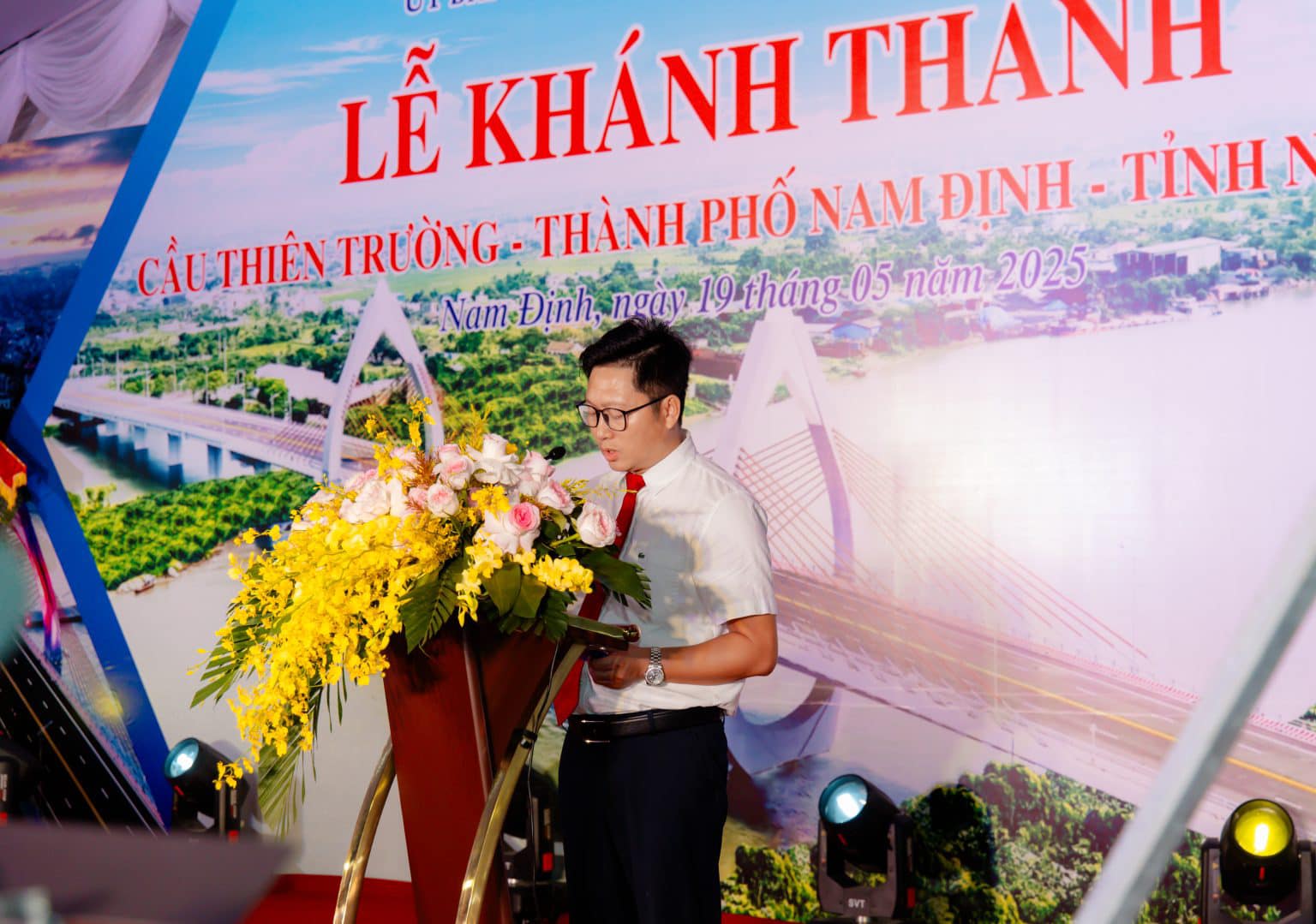 Cầu Thiên Trường - Niềm tự hào mang dấu ấn của học sinh Lê Hồng Phong